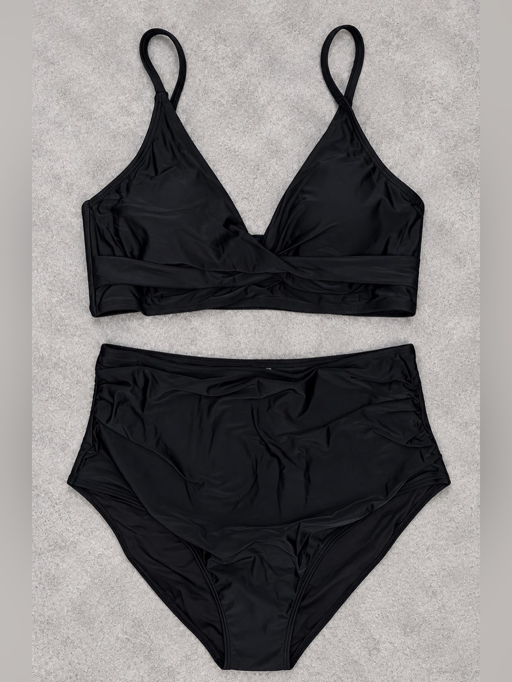 NWT - Amy Babe Womens High Waisted Bikini Set - Size XL